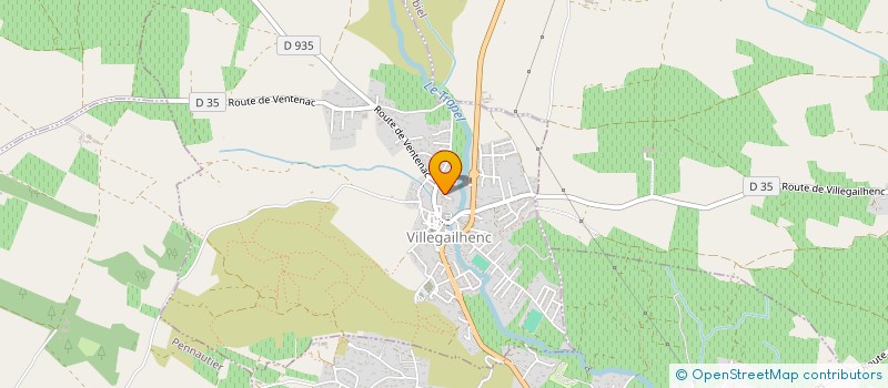 localisation de l'entreprise IMPLANCOM à VILLEGAILHENC