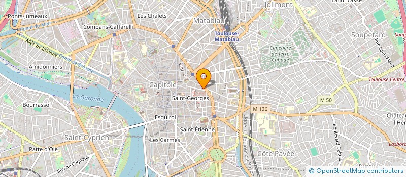 localisation de l'entreprise IMPLANTOLOGIE DU SUD OUEST à TOULOUSE