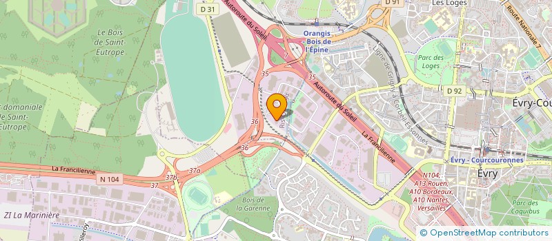 localisation de l'entreprise IMPLANTS SERVICE ORTHOPEDIE  ROANNE