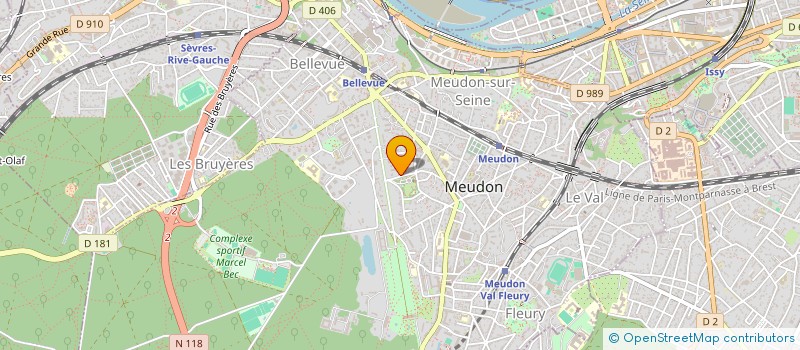 localisation de l'entreprise IMPLEON à MEUDON