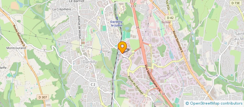 localisation de l'entreprise IMPLEX  DARDILLY