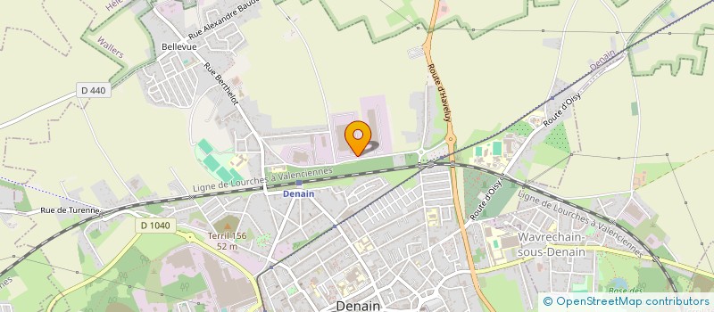 localisation de l'entreprise IMPLICTA à DENAIN