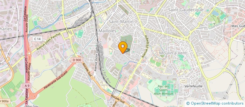 localisation de l'entreprise IMPOEX FRANCE  PERPIGNAN