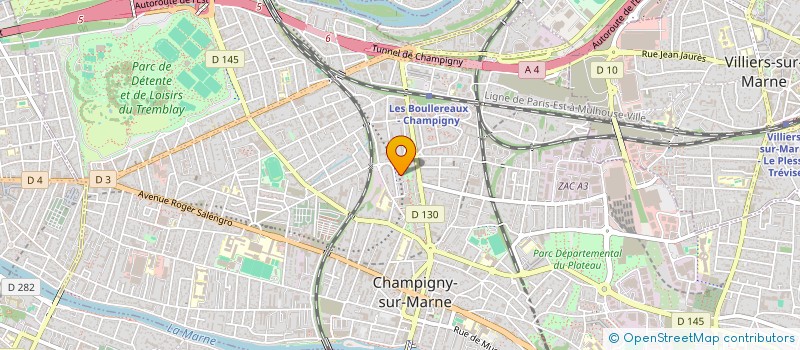 localisation de l'entreprise IMPOKANT' à CHAMPIGNY-SUR-MARNE