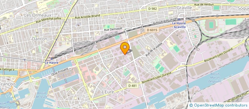 localisation de l'entreprise IMPORAUTO à LE HAVRE