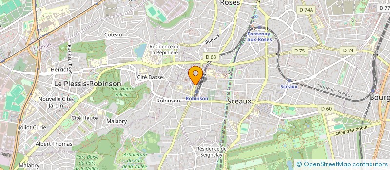 localisation de l'entreprise IMPOREX à SCEAUX