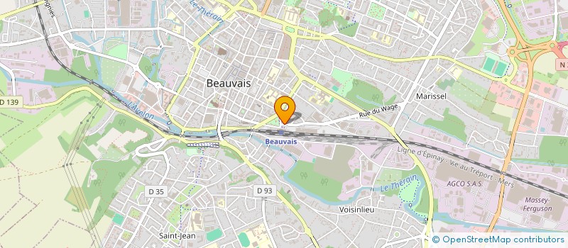 localisation de l'entreprise IMPORT AUTOS BVS  BEAUVAIS