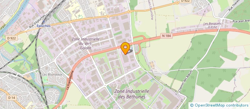 localisation de l'entreprise IMPORT BACK OFFICE  SAINT-OUEN-L'AUMONE