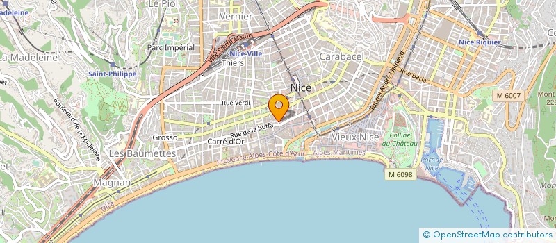 localisation de l'entreprise IMPORT CAR WATT à NICE