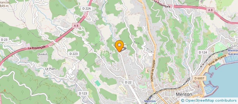 localisation de l'entreprise IMPORT CLIMATISATION à MENTON