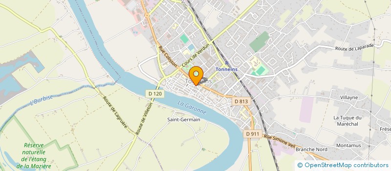 localisation de l'entreprise IMPORT DECO  TONNEINS