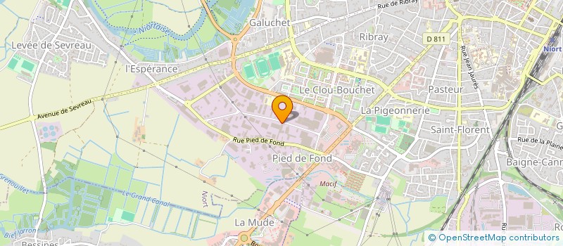 localisation de l'entreprise IMPORT DEPART COMPACT DISQUE à NIORT