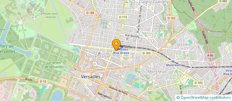 localisation de l'entreprise IMPORT DISTRIBUT PROD EXOTIQUE à VERSAILLES