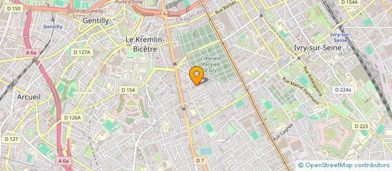localisation de l'entreprise IMPORT EXPORT DES COMPTOIRS ALIMENTION à LE KREMLIN-BICETRE