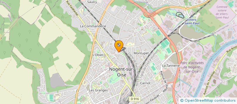 localisation de l'entreprise IMPORT EXPORT EUROPE 93 à NOGENT-SUR-OISE