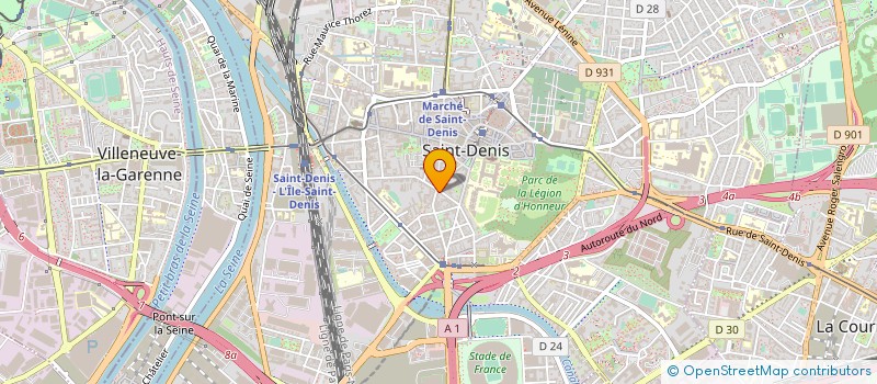 localisation de l'entreprise IMPORT-EXPORT PIECES à SAINT-DENIS