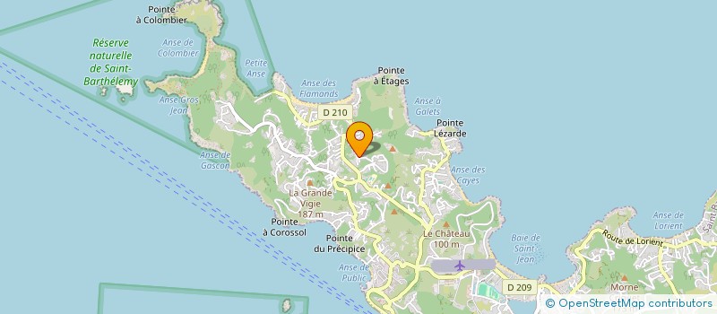 localisation de l'entreprise IMPORT EXPORT SB à SAINT BARTHELEMY