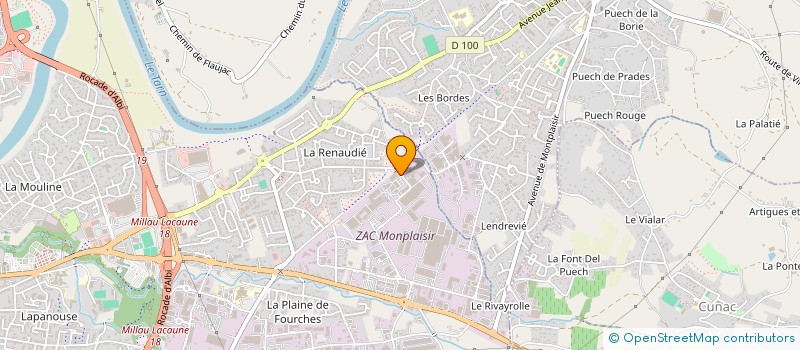 localisation de l'entreprise IMPORT EXPORT WORLD WIDE à ALBI