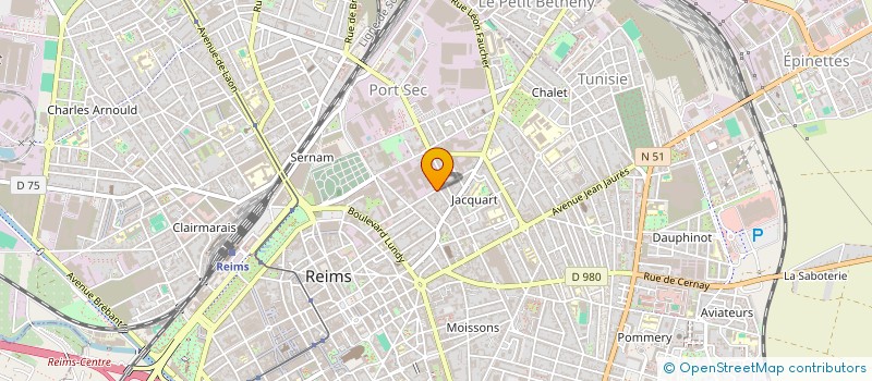 localisation de l'entreprise IMPORT MATER AGRICOLE VINICOLE à REIMS