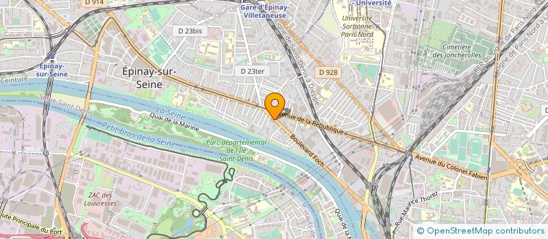 localisation de l'entreprise IMPORT MEUBLES à EPINAY-SUR-SEINE