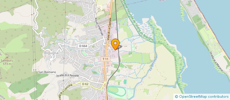 localisation de l'entreprise IMPORT PLUS CORSICA  BIGUGLIA