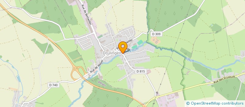 localisation de l'entreprise IMPORT VEHICULES INDUSTRIELS à DRULINGEN