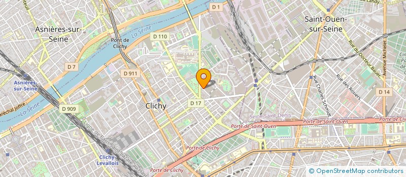 localisation de l'entreprise IMPORTA CONTREP INDUST B à CLICHY