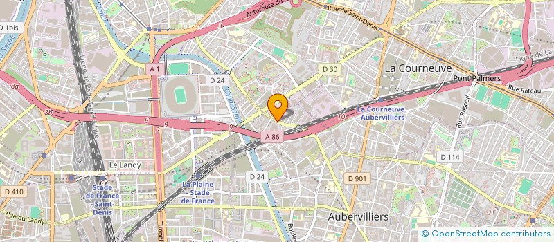 localisation de l'entreprise IMPORTATION DISTRIBUTION EXPORTATION IDE  AUBERVILLIERS
