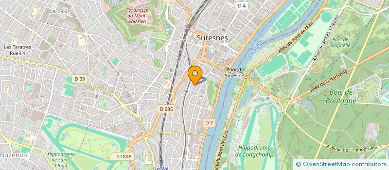 localisation de l'entreprise IMPORTATION MATERIEL DE PISCINE SIMP à SURESNES