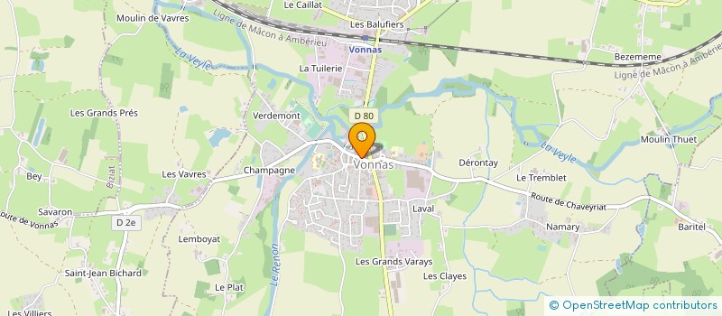 localisation de l'entreprise IMPOTYS  VONNAS