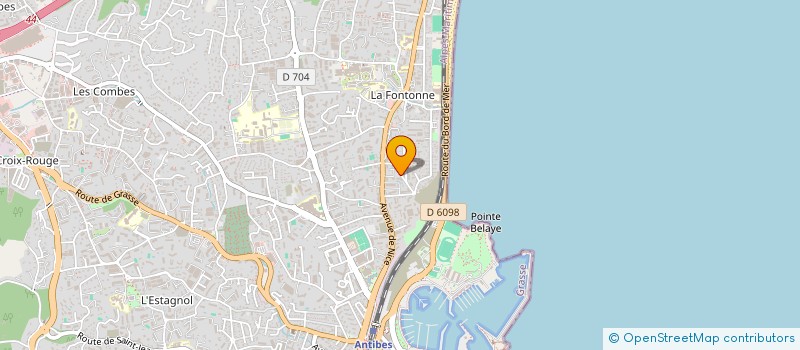 localisation de l'entreprise IMPR  ANTIBES