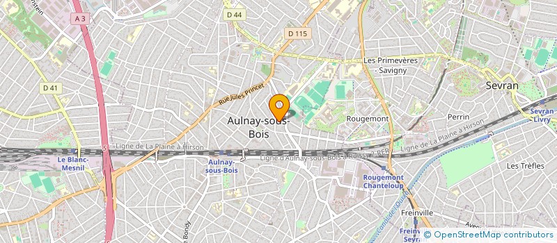 localisation de l'entreprise IMPREGNATION MECANIQUES ET ELECTRIQUES à AULNAY-SOUS-BOIS