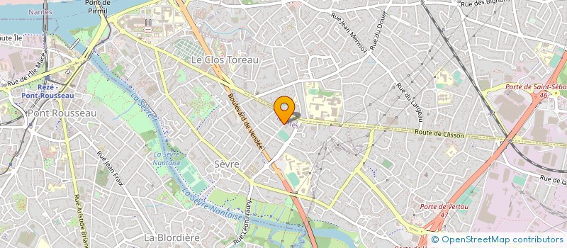 localisation de l'entreprise IMPREMANUS à NANTES