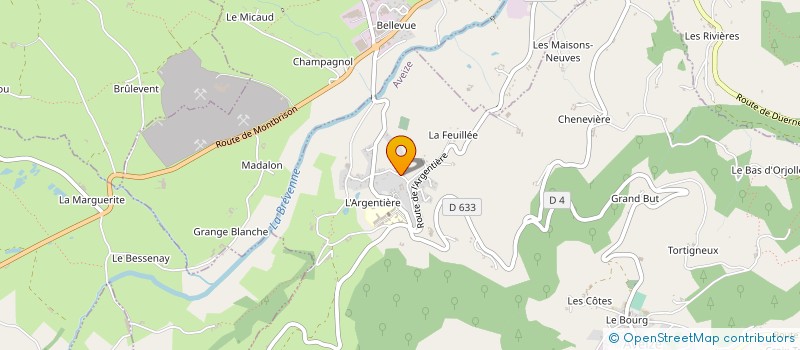 localisation de l'entreprise IMPRES POUR INFOR DANS MTS DU LYONNAIS  HAUTE-RIVOIRE