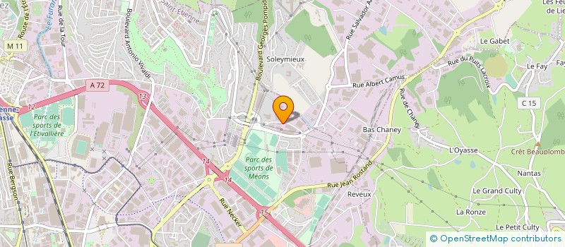 localisation de l'entreprise IMPRESSION à SAINT-ETIENNE