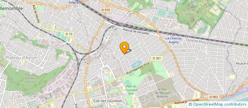 localisation de l'entreprise IMPRESSION ASSISTANCE CLIENTS à GAGNY