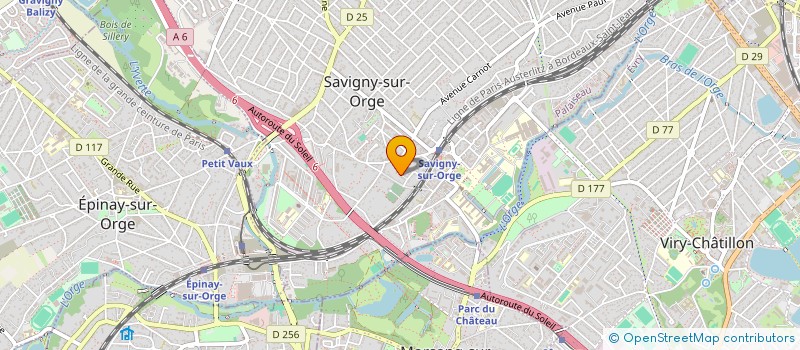 localisation de l'entreprise IMPRESSION CHEDEVILLE ET CIE à SAVIGNY-SUR-ORGE