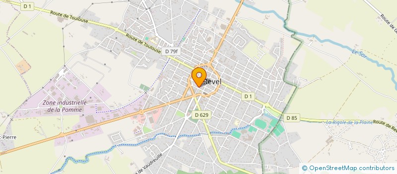 localisation de l'entreprise IMPRESSION DESIGN  REVEL