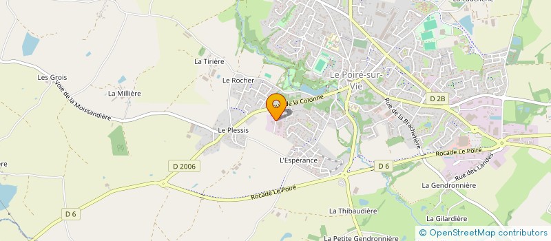 localisation de l'entreprise IMPRESSION DIRECT à LE POIRE-SUR-VIE