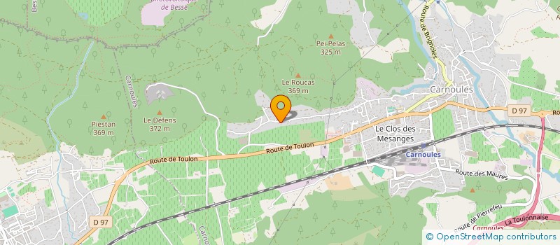 localisation de l'entreprise IMPRESSION MURALE D'ART  CARNOULES