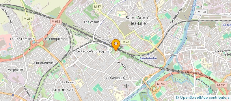 localisation de l'entreprise IMPRESSION POSITIVE à LAMBERSART