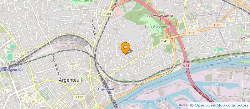 localisation de l'entreprise IMPRESSION ROTATIVE LASER à ARGENTEUIL