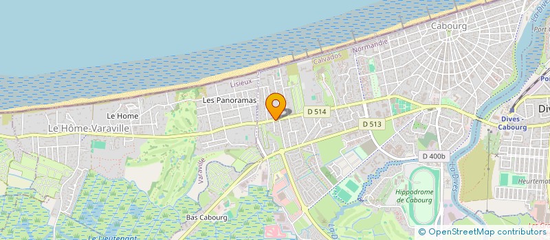 localisation de l'entreprise IMPRESSION SOLUTIONS à CABOURG