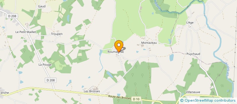 localisation de l'entreprise IMPRESSION TEXTILES SERVICES  ROCHECHOUART