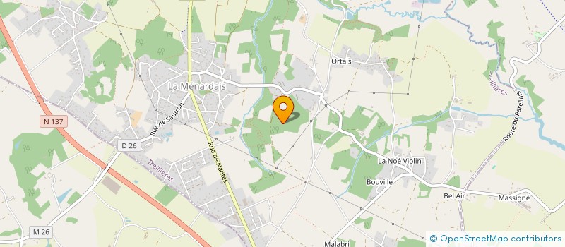 localisation de l'entreprise IMPRESSION VISUELLE  TREILLIERES