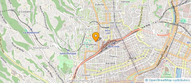 localisation de l'entreprise IMPRESSIONS D ORIENT à NICE