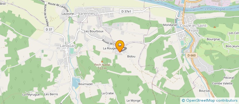 localisation de l'entreprise IMPRESSIONS DAMBREVILLE  BADEFOLS SUR DORDOGNE