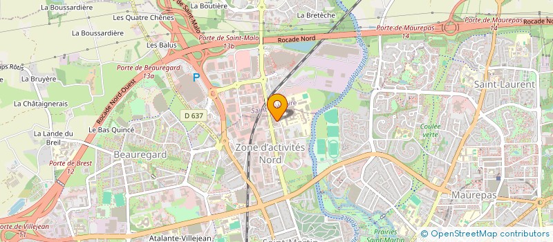 localisation de l'entreprise IMPRESSIONS DU SAGITTAIRE  RENNES