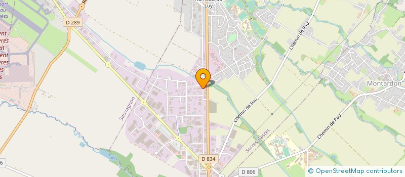 localisation de l'entreprise IMPRESSIONS SERVICES  SERRES-CASTET