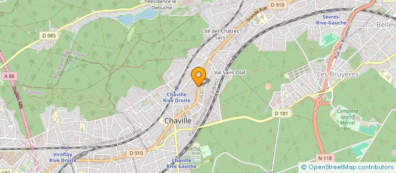 localisation de l'entreprise IMPREVU  CHAVILLE